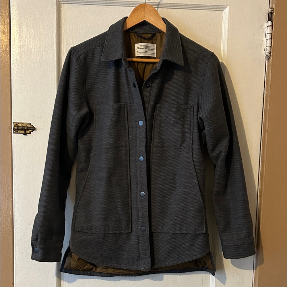 REI Women's Dark Gray Lined Utility Jacket EUC